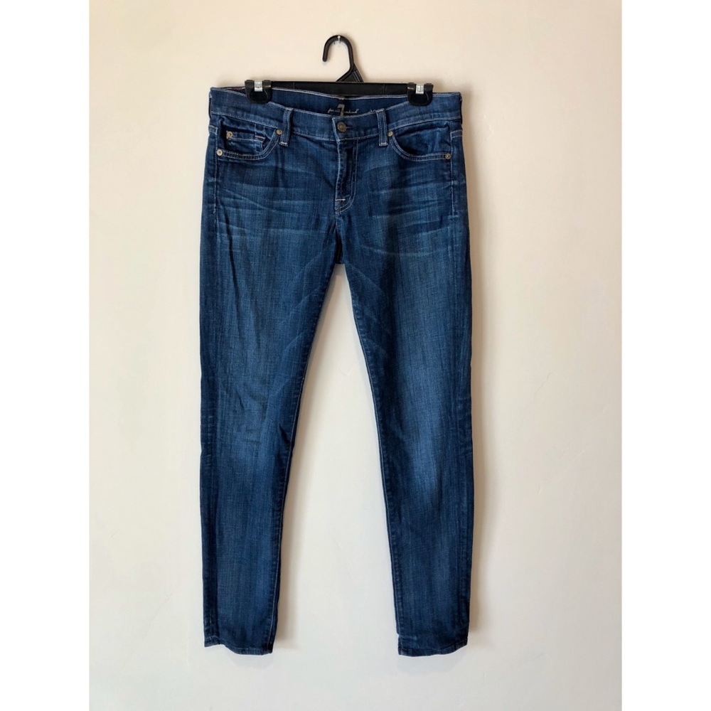 7 For All Mankind Skinny Jeans Womens Size 30